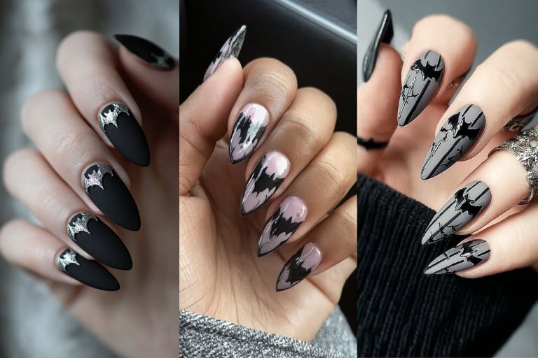 34 Wicked Bat Nails: Sinister-Cute Ideas Perfect for a Halloween Slay
