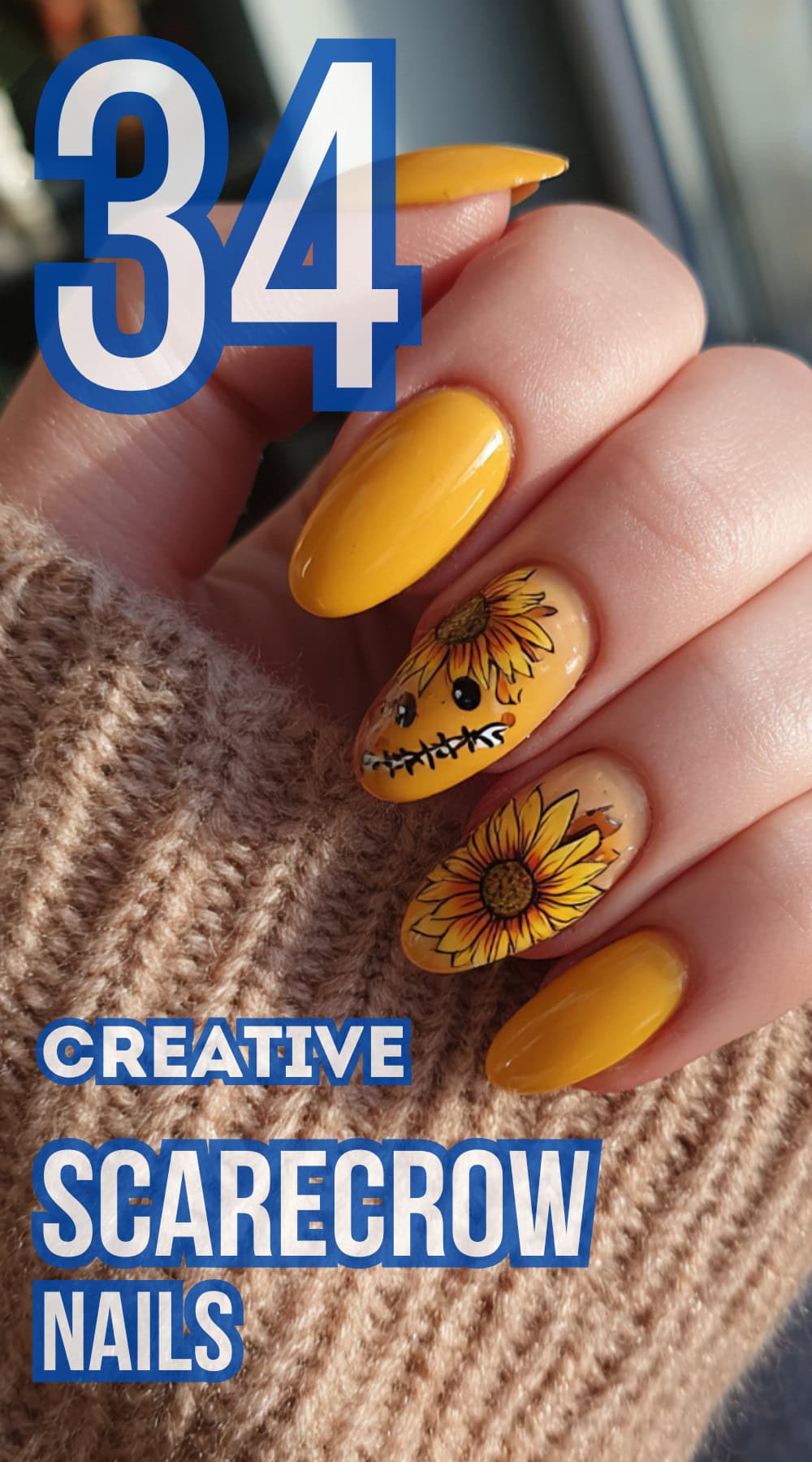 scarecrow nails pinterest poster