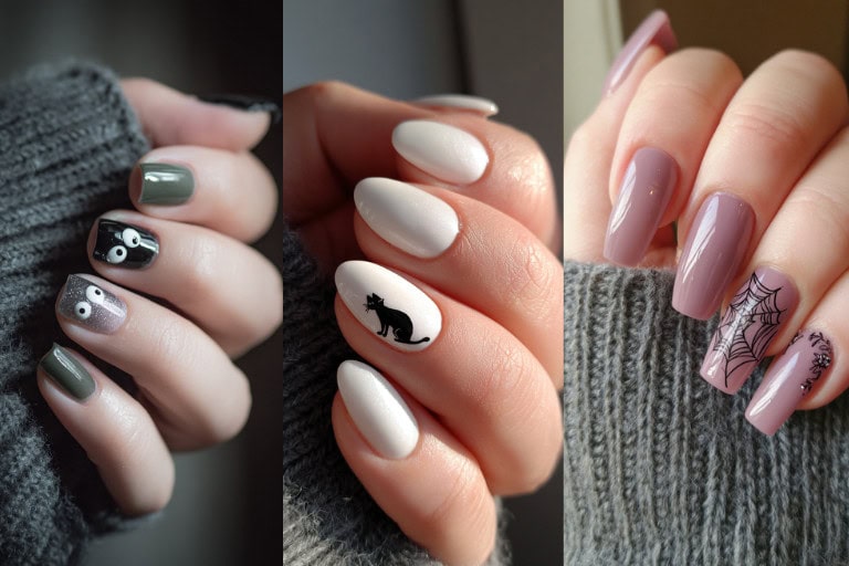 30 Stylish Simple Spooky Nails: Minimalist Halloween Ideas to Try This Season