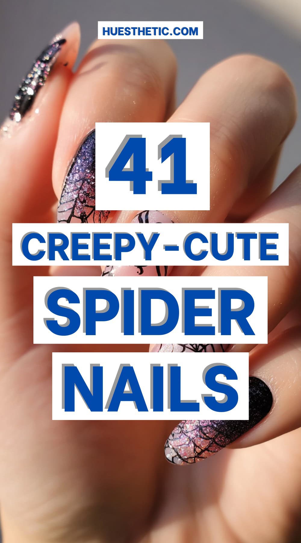 spider nails pinterest poster
