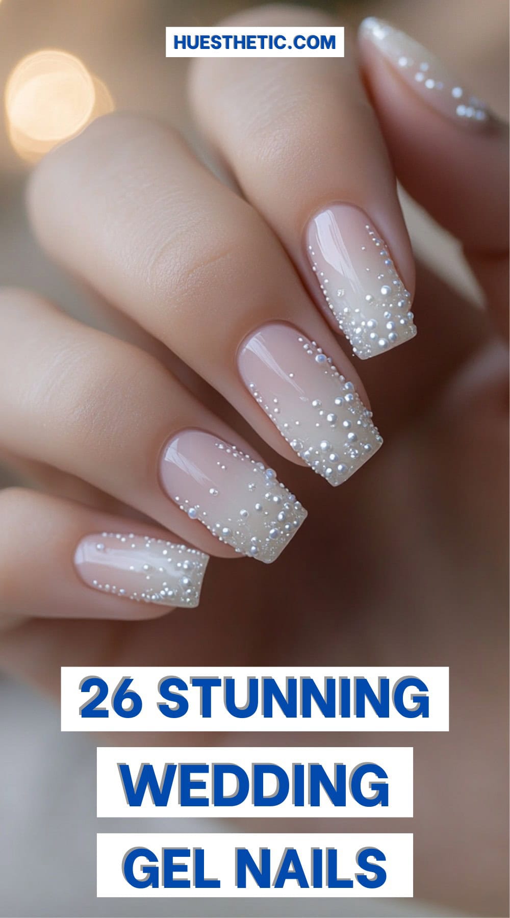 wedding gel nails pinterest poster